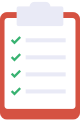 A clipboard that can be clicked to navigate to the patient registry page